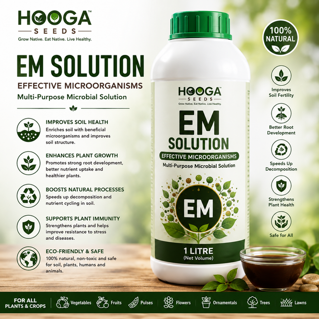EM Solution | Effective Micro-organisms Liquid for Plants and Soil – HOOGA Seeds