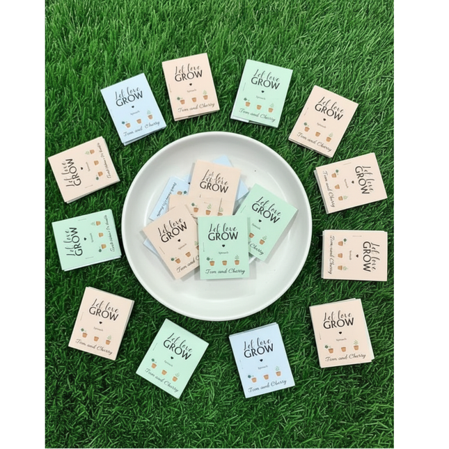 Thank You Seed Packs – Eco-Friendly Return Gifts for Weddings &amp; Events 🌱🎁