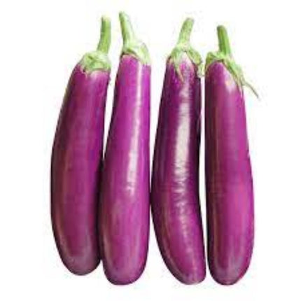 Purple Long Brinjal Open Pollinated organic seeds
