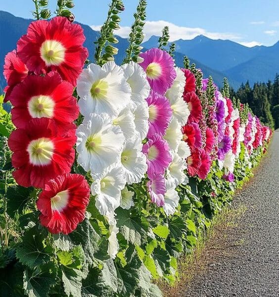 HollyHocks Flower Dwarf seeds