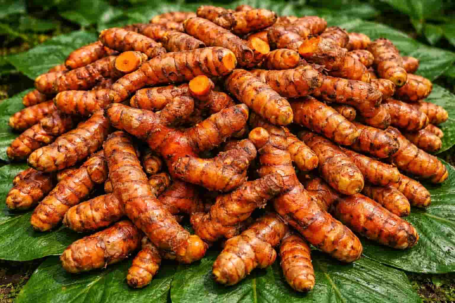 Pragathi Turmeric Rhizomes β High Yield Native Turmeric Seeds