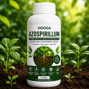 Azospirillum 1 Litre | Nitrogen-Fixing Biofertilizer for Plants | HOOGA Seeds