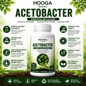 Acetobacter 1 Litre | Nitrogen-Fixing Biofertilizer for Plants & Crops | HOOGA Seeds