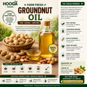 Farm Fresh Groundnut Oil | Wood Pressed Groundnut Oil – HOOGA Seeds